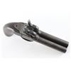 Image 4 : Unsigned Double Barrel Percussion Pistol