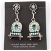 Snake Eyes Wagon Dangle Earrings