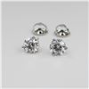 Image 1 : Dazzling Diamond Stud Earrings