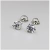 Image 2 : Dazzling Diamond Stud Earrings