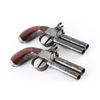 Image 3 : Pair of Over & Under Percussion Pistols