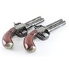 Image 4 : Pair of Over & Under Percussion Pistols