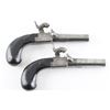 Image 2 : Pair of Cessier Percussion Muff Pistols