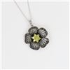 Image 3 : Charming Yellow Diamond Flower Pendant