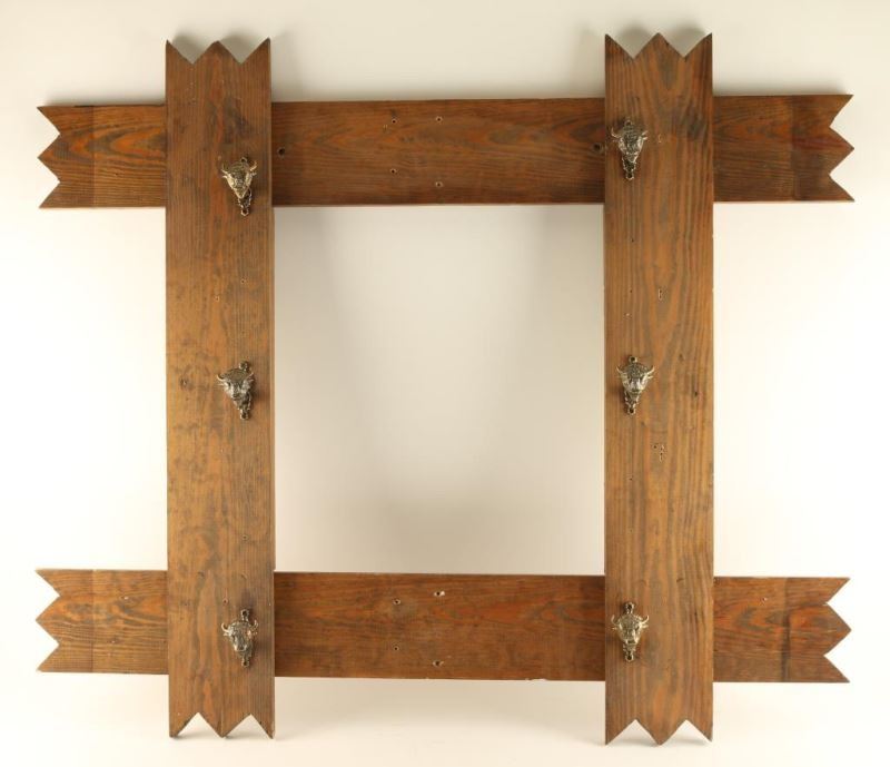 Oak Rifle Rack