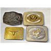 Image 1 : GOLD FLAKE AND COWBOY BELT BUCKLES -4