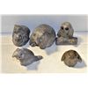 Image 1 : LOT OF COLLECTABLE SOAPSTONE FIGURINES