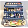 Image 1 : LOADED FISHING TACKLE BOX FULL OF LURES AND