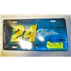 Image 1 : JEFF GORDON #24 NOVELTY LICENSE PLATE
