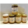 Image 1 : BOX OF 5 JARS 100% HONEY BC OKANAGAN VALLEY