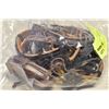 Image 1 : 12PCS BRAIDED LEATHER STYLISH BRACELET ADJUSTABLE