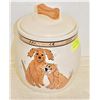 Image 1 : CERAMIC DOG BISCUITS JAR