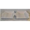 Image 1 : 2 NEW PORTOFINO CORNINGWARE CERAMIC BAKEWARE 8" X