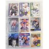 9 AUTOGRAPHED EDMONTON OILERS HOCKEY CARDS B