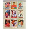 9 AUTOGRAPHED DETROIT RED WINGS HOCKEY CARDS