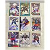 9 AUTOGRAPHED COLUMBUS BLUE JACKETS HOCKEY CARDS