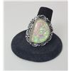 Image 1 : 19)  WHITE FIRE AUSTRALIAN TRIP LATE OPAL RING SET