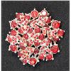 Image 1 : VINTAGE RED GARNET BROOCH