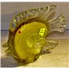 Image 1 : YELLOW ART GLASS FISH