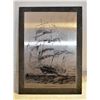 Image 1 : LASER ENGRAVED STEEL PICTURE OF THE FALMOUTH PACKE