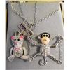 Image 1 : MONKEY & BEAR JOINTED NECKLACES