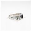 Image 2 : NEW MENS TITANIUM ALLOY CUBIC ZIRCONIA