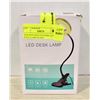 Image 1 : NEW REPACKED LED DESK LAMP WITH CLAMP, BLACK