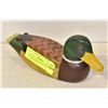 Image 1 : VINTAGE HAND CARVED WOODEN MALLARD DUCK