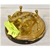 Image 1 : VINTAGE TABLE TOP BRASS CANON DISPLAY