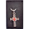 Image 1 : SILVER ALLOY KNIGHTS TEMPLAR CROSS PENDANT