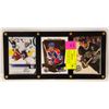 Image 1 : TRIPLE BOX FRAME WAYNE GRETZKY RANGERS/OILERS/