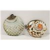 Image 1 : PAIR OF ABALONE AND SHELL PENDANTS SET IN .925