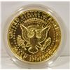 Image 1 : GOLD PLATED US HALF DOLLAR 1984