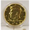 Image 2 : GOLD PLATED US HALF DOLLAR 1984