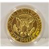 Image 1 : GOLD PLATED US HALF DOLLAR 1985