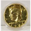 Image 2 : GOLD PLATED US HALF DOLLAR 1981