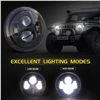 Image 2 : NEW BLACK JEEP WRANGLER 1997-2018 HEADLAMPS