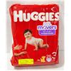 PACK OF 26 16-28LB HUGGIES FITTING DIAPERS