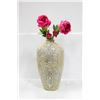 Image 1 : LARGE VASE WITH ARTIFICIAL ROSES