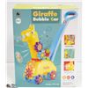 Image 1 : GIRAFFE BUBBLE MACHINE TROLLEY WITH MUSIC & LED
