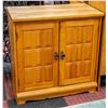Image 1 : WOODEN TV STAND - 2 INNER SHELF STORAGE + TOSHIBA