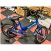 Image 1 : NEW 16 INCH KIDS BIKE WITH TRAINING WHEELS, BLUE