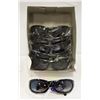 CASE OF 6 BLACK REPLICA CHANEL SUNGLASSES