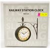 Image 1 : RAILWAY STATION CLOCK 21CM