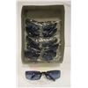 Image 1 : CASE OF 6 METAL FRAMED DESIGNER SUNGLASSES