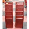 Image 1 : PAIR OF RED HEAVY METAL VEHICLE RAMPS