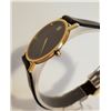 Image 4 : SWISS MOVADO GOLD PLATED 30MM BLACK DIAL WATCH.