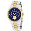 Image 1 : NEW MICHAEL KORS RUNWAY BLUE DIAL 2-TONE MSRP $333