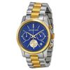 Image 3 : NEW MICHAEL KORS RUNWAY BLUE DIAL 2-TONE MSRP $333