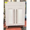 Image 1 : WHITE BATHROOM CABINET - NO SINK OR COUNTERTOP